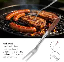 Metal BBQ Cooking Utensil set grill fork.webp