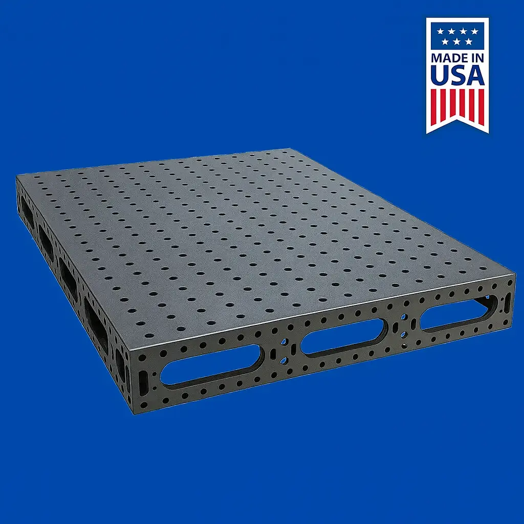 3' x 3' Industrial Grade Welding Table Top by MetalFabGuys
