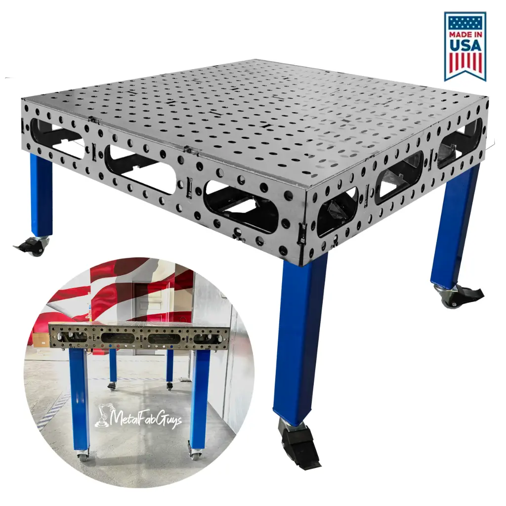 3' x 3' Industrial Grade Welding (Fixture) Table by MetalFabGuys