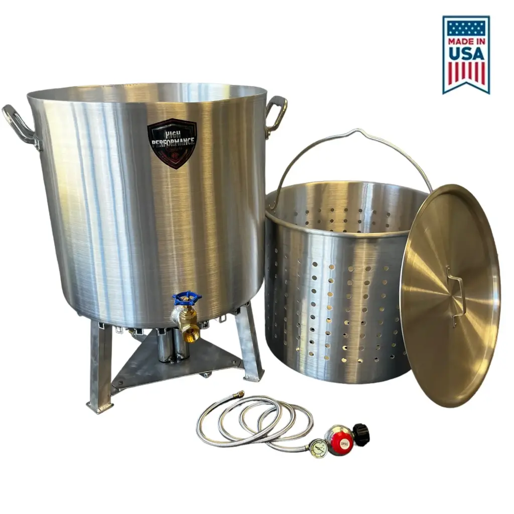 High Performance Cookers (HPC) 120 Quart Powered Seafood Cooker 