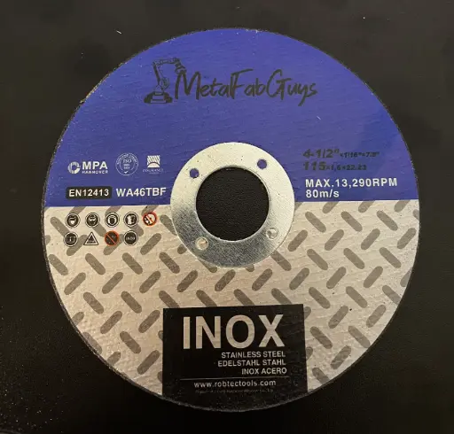 Precision Cutting Discs for Stainless Steel & Metal by Metal Fab Guys
