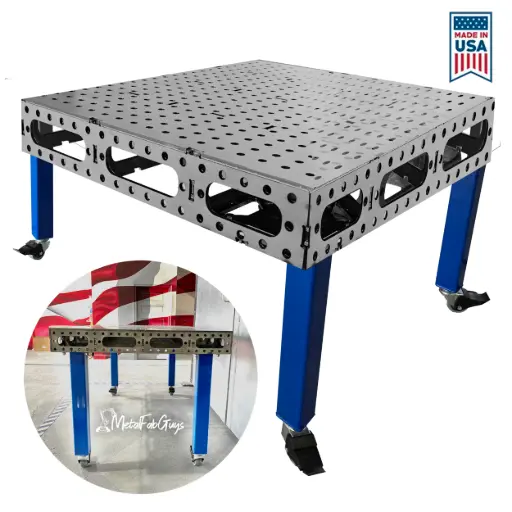 4' x 4' Industrial Grade Welding (Fixture) Table by MetalFabGuys