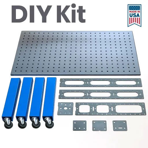 4' x 8' Industrial Grade Welding (Fixture) Table DIY Kit by MetalFabGuys