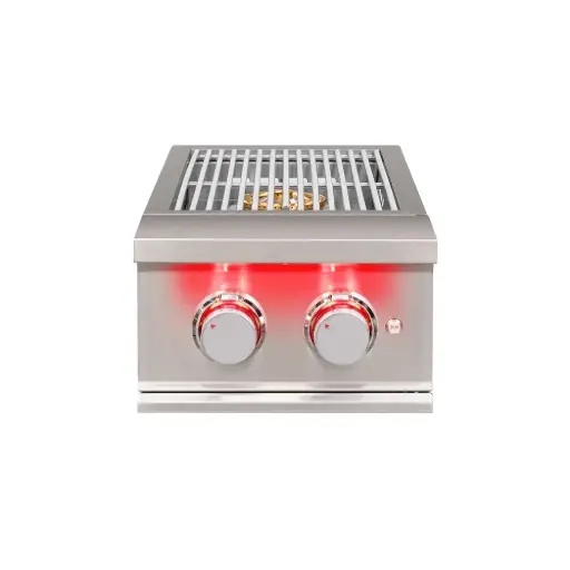 TrueFlame Double Side Burner | 24,000 BTU Outdoor Cooking Station